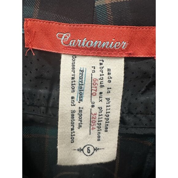 Cartonnier Kames plaid trousers from Anthropologie Sz 6 - Picture 3 of 7